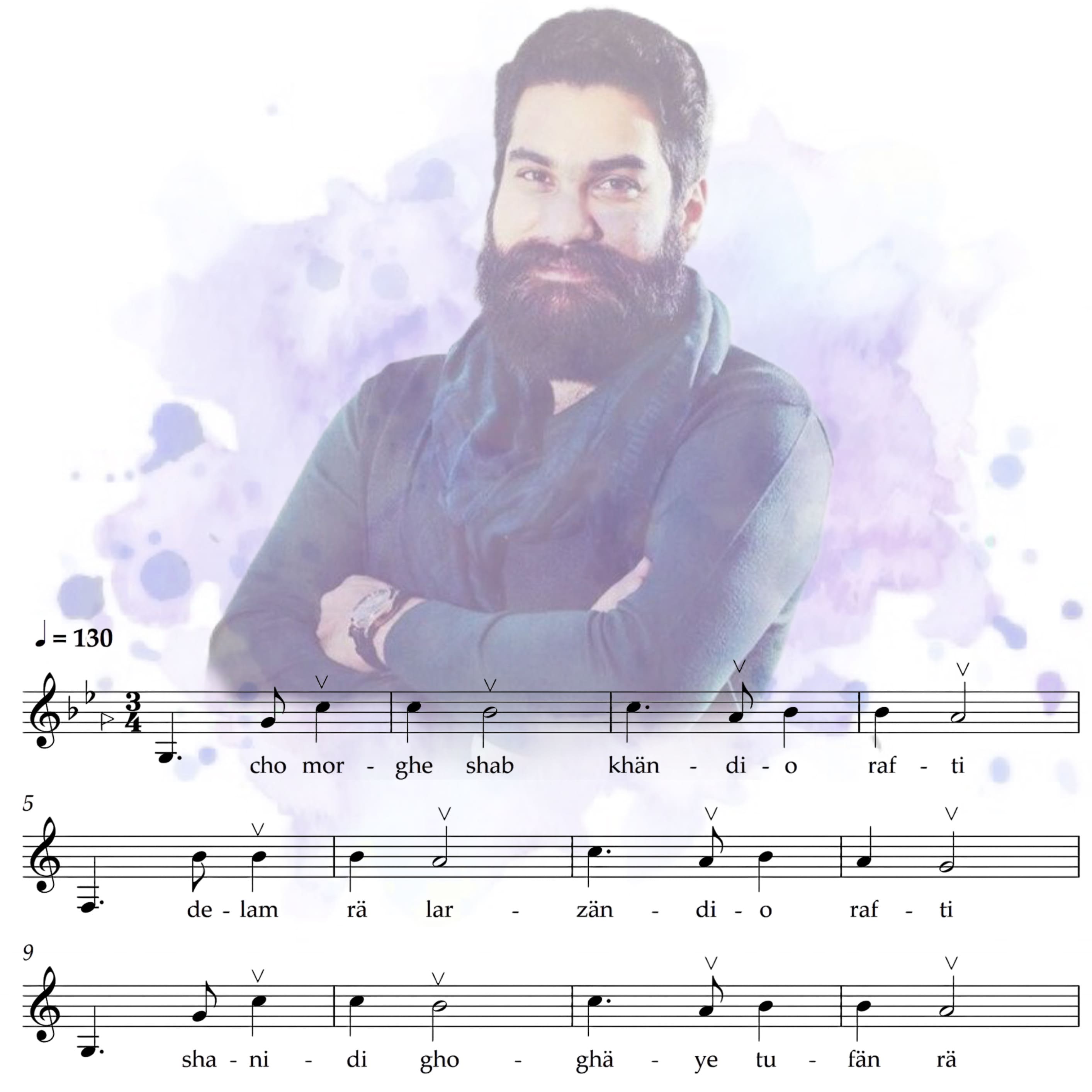 علی زند وکیلی - چو مرغ شب - ساده (ریتم)